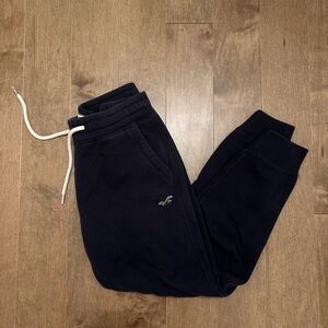 Navy Hollister Jogger Sweatpants